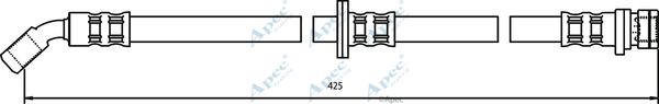 APEC BRAKING Тормозной шланг HOS3038